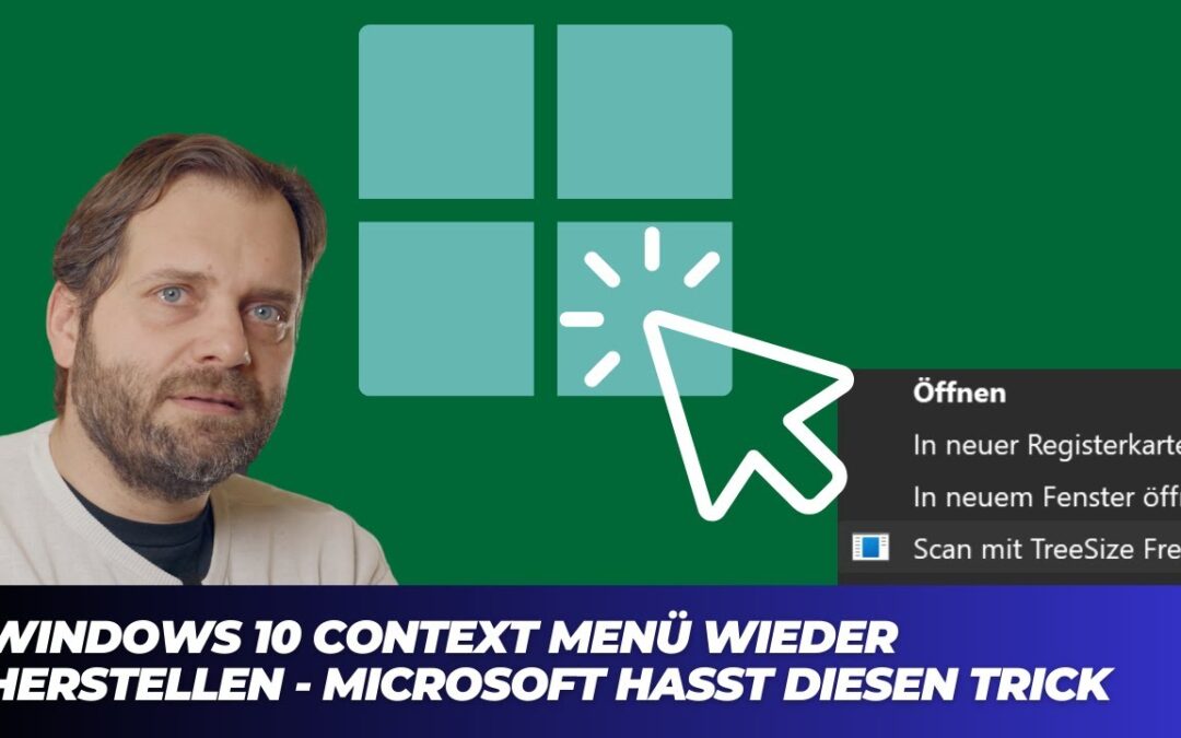 Windows 11: Klassisches Rechtsklick-Menü zurückholen
