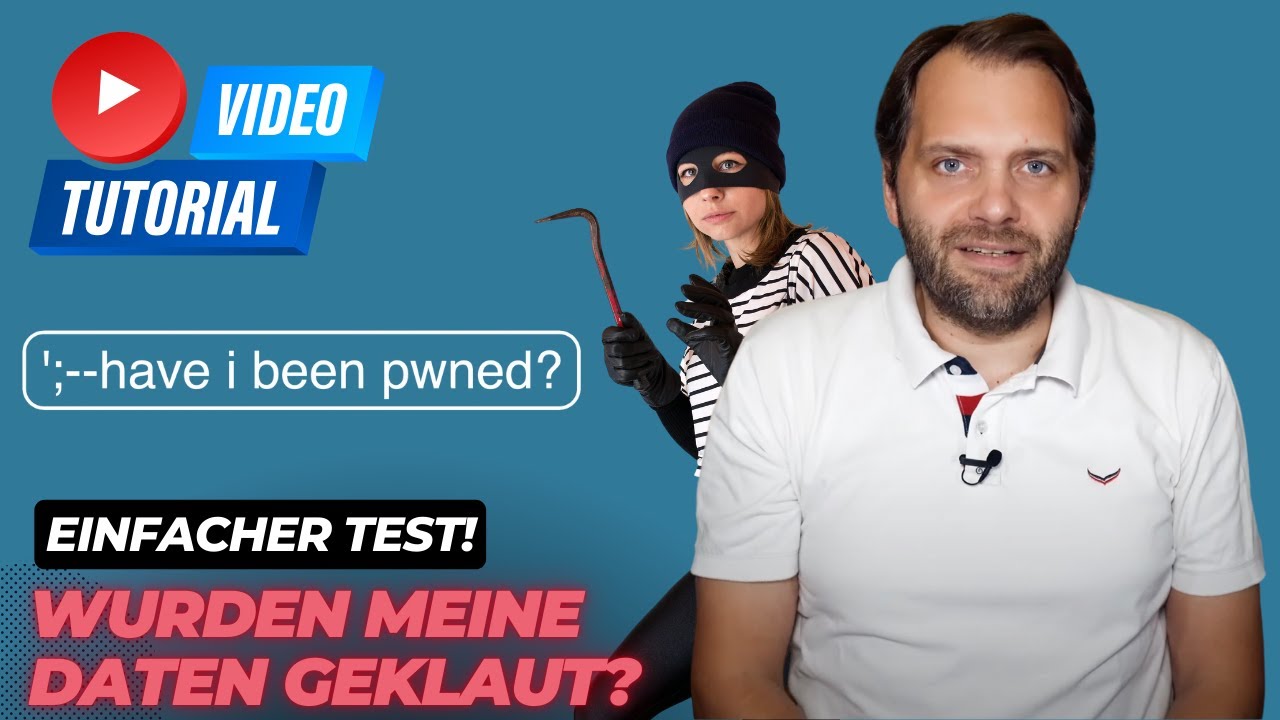 Youtube Thumnail image of : Bist du Opfer eines Datendiebstahls? Finde es heraus!😎👮‍♂️